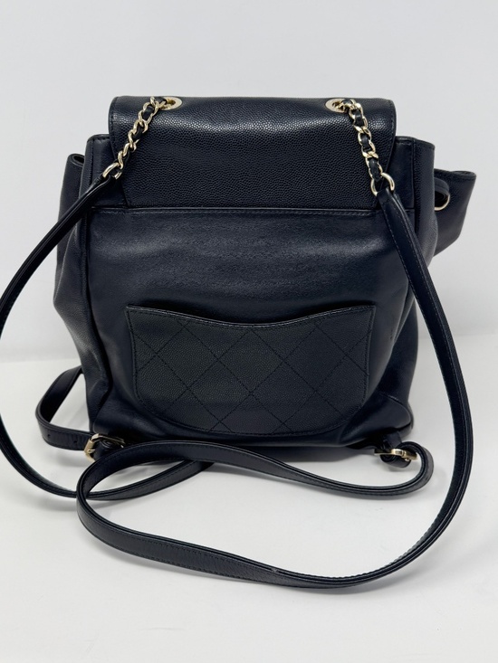 Chanel Black Caviar Business Affinity Backpack main image 9